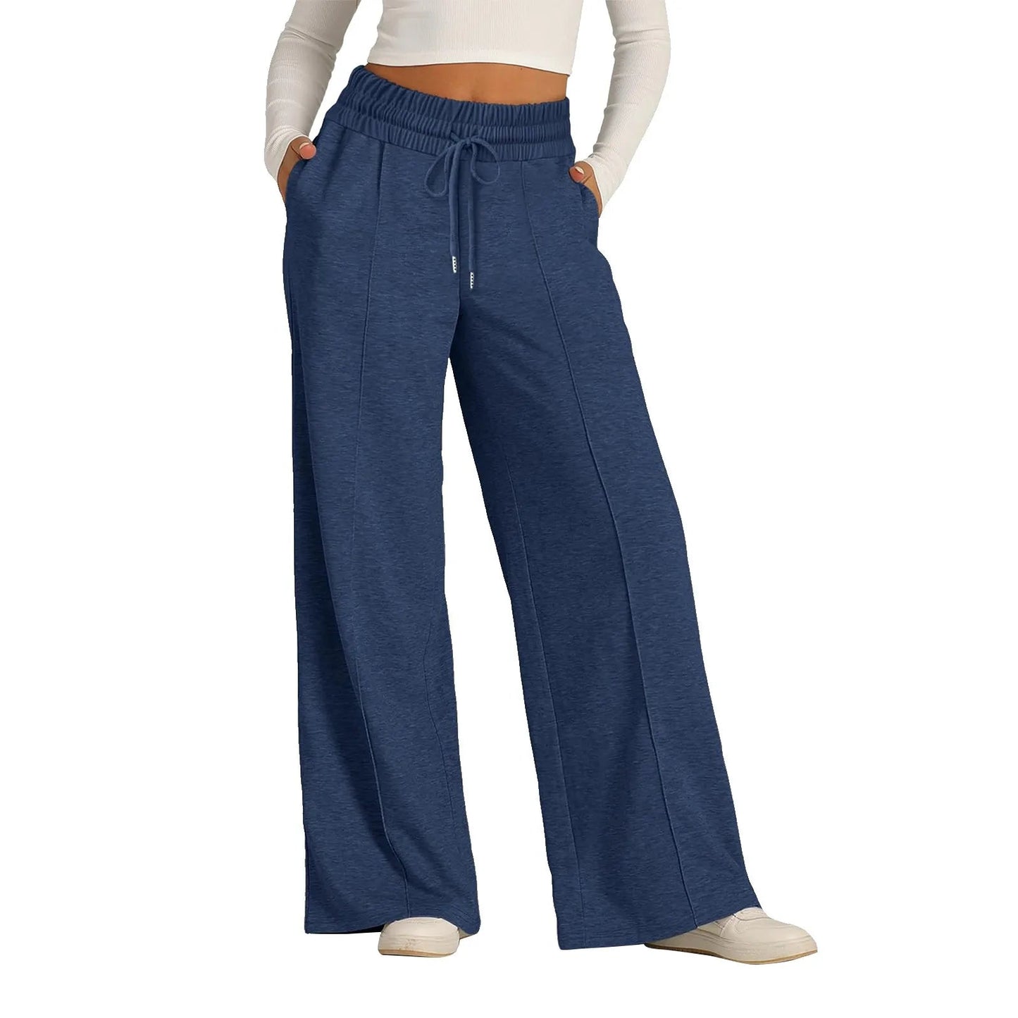 Fleece Sweatpants Women Streetwear Pants High Waist Loose Trousers Casual Straight Sport Wide Leg Baggy Pants Joggers Dear Fancy