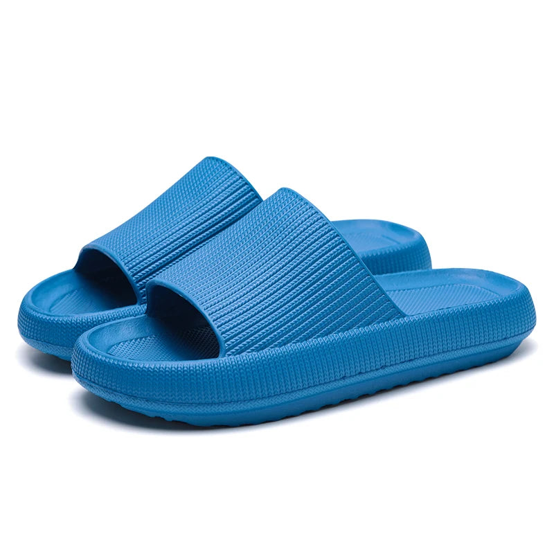 Women Thick Platform Slippers Summer Beach Eva Soft Sole Slide Sandals Leisure Men Ladies Indoor Bathroom Anti-slip Shoes Dear Fancy