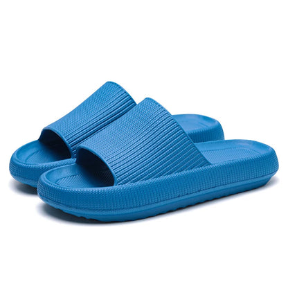 Women Thick Platform Slippers Summer Beach Eva Soft Sole Slide Sandals Leisure Men Ladies Indoor Bathroom Anti-slip Shoes Dear Fancy