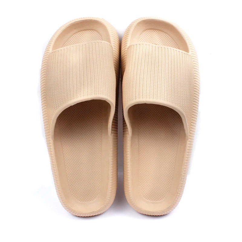 Women Thick Platform Slippers Summer Beach Eva Soft Sole Slide Sandals Leisure Men Ladies Indoor Bathroom Anti-slip Shoes Dear Fancy