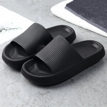 Women Thick Platform Slippers Summer Beach Eva Soft Sole Slide Sandals Leisure Men Ladies Indoor Bathroom Anti-slip Shoes Dear Fancy