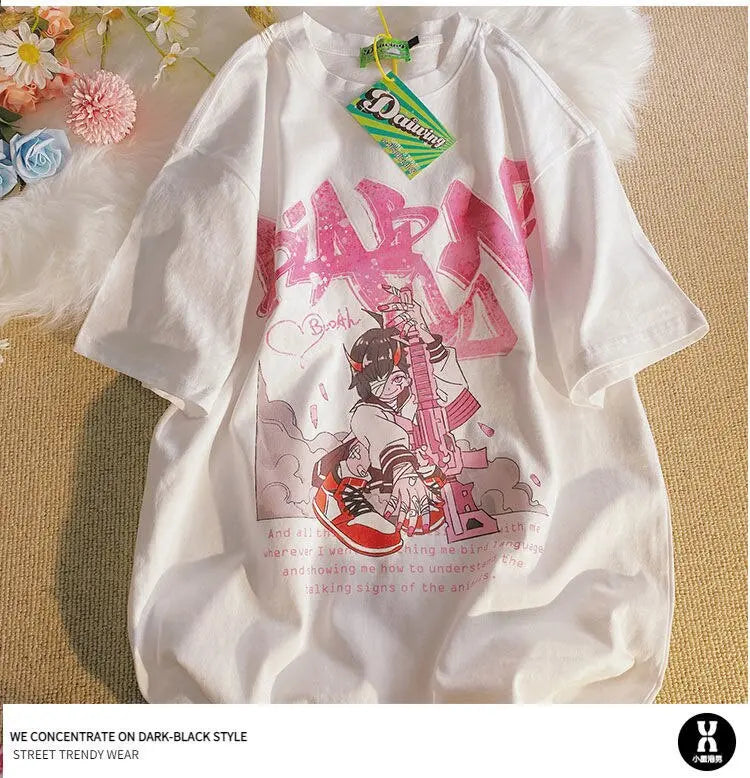 Japan JK Anime Graphic T Shirts Dear Fancy