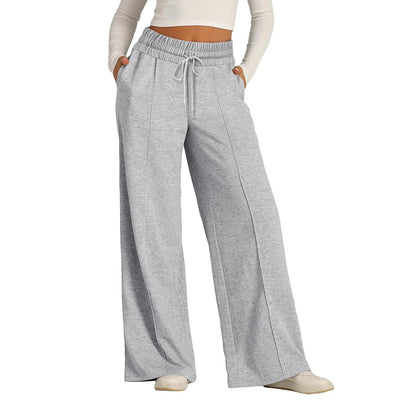 Fleece Sweatpants Women Streetwear Pants High Waist Loose Trousers Casual Straight Sport Wide Leg Baggy Pants Joggers Dear Fancy