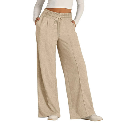 Fleece Sweatpants Women Streetwear Pants High Waist Loose Trousers Casual Straight Sport Wide Leg Baggy Pants Joggers Dear Fancy