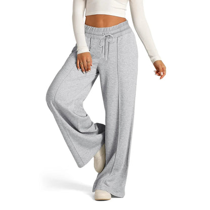 Fleece Sweatpants Women Streetwear Pants High Waist Loose Trousers Casual Straight Sport Wide Leg Baggy Pants Joggers Dear Fancy