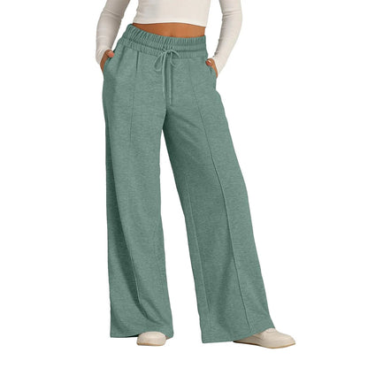 Fleece Sweatpants Women Streetwear Pants High Waist Loose Trousers Casual Straight Sport Wide Leg Baggy Pants Joggers Dear Fancy