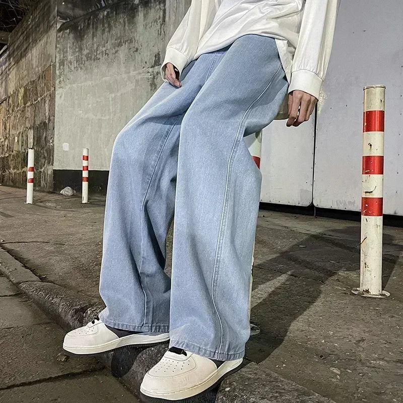 UrbanFlow Wide-Leg Denim Jeans Dear Fancy