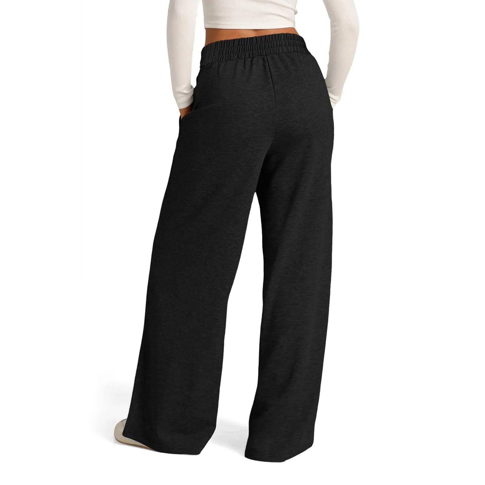 Fleece Sweatpants Women Streetwear Pants High Waist Loose Trousers Casual Straight Sport Wide Leg Baggy Pants Joggers Dear Fancy