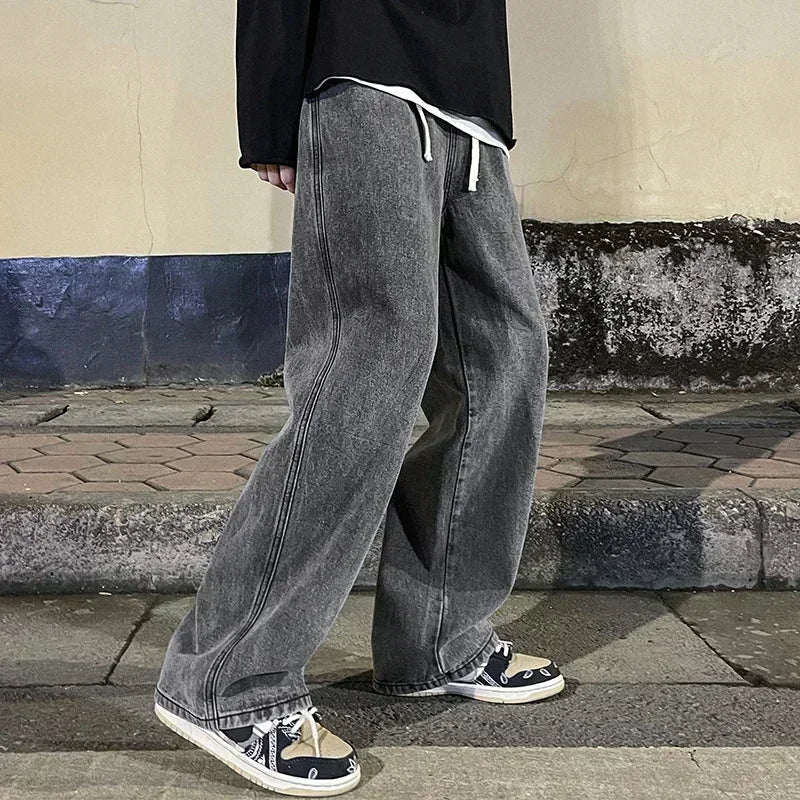 UrbanFlow Wide-Leg Denim Jeans Dear Fancy