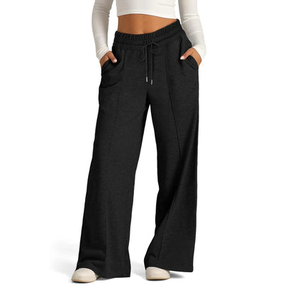 Fleece Sweatpants Women Streetwear Pants High Waist Loose Trousers Casual Straight Sport Wide Leg Baggy Pants Joggers Dear Fancy