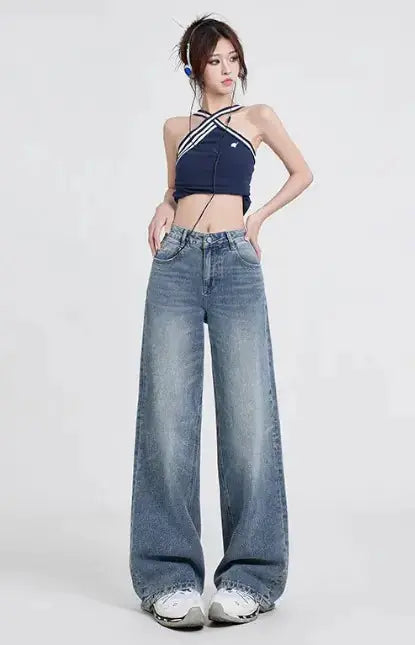 Womens Wide Leg Jeans Dear Fancy