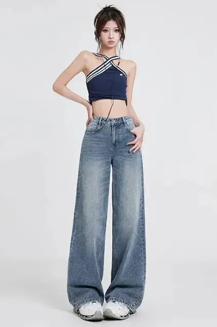 Womens Wide Leg Jeans Dear Fancy